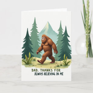 Sweet Fathers Day Forest Creature Card
