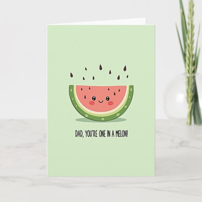 Sweet Fathers Day Fruit Slice Card (Front)