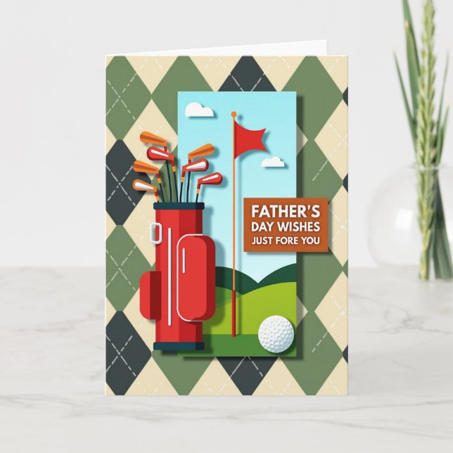 Sweet Fathers Day Game Card (Front)