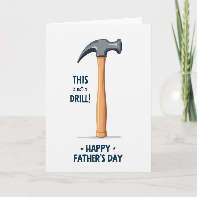 Sweet Fathers Day Hammer Card (Front)
