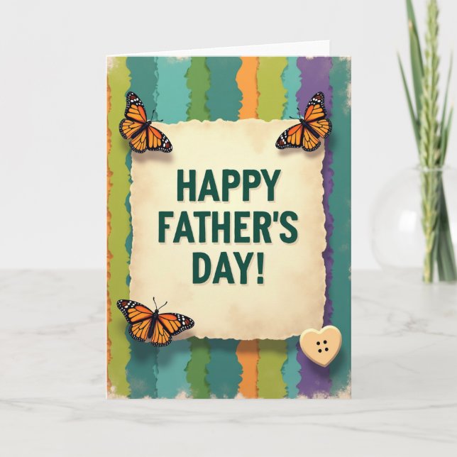 Sweet Fathers Day Insect Card (Front)