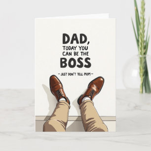 Sweet Fathers Day Legs View Card