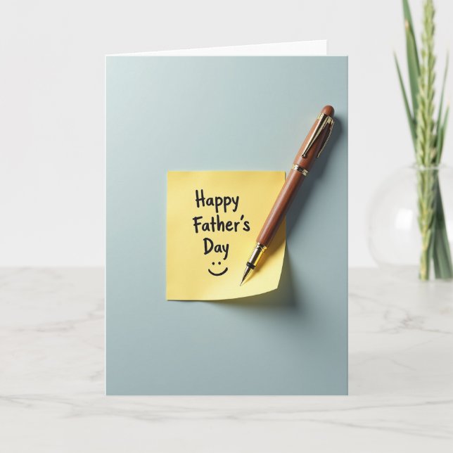 Sweet Fathers Day Note Card (Front)