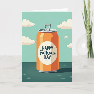 Sweet Fathers Day Orange Card