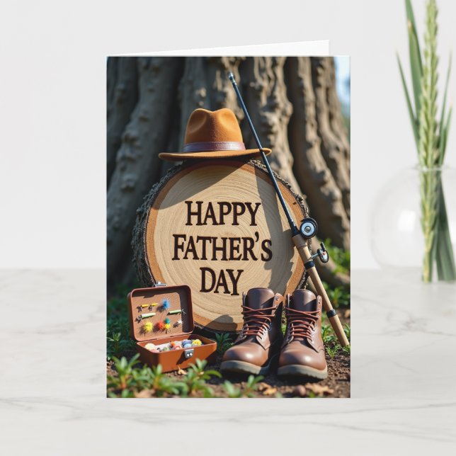 Sweet Fathers Day Outdoor Card (Front)