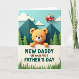 Sweet Fathers Day Paper Cut Card