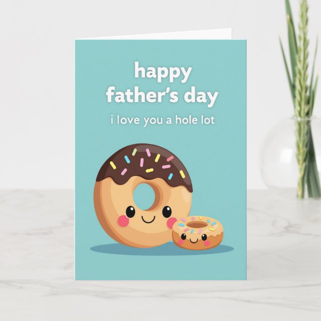 Sweet Fathers Day Pastry Card (Front)