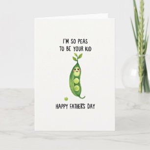 Sweet Fathers Day Pea Pod Card