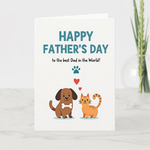 Sweet Fathers Day Pet Tribute Card