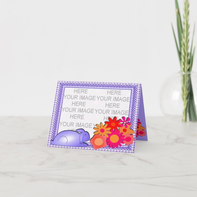 Sweet Father's Day Photo Frame Card (Front)
