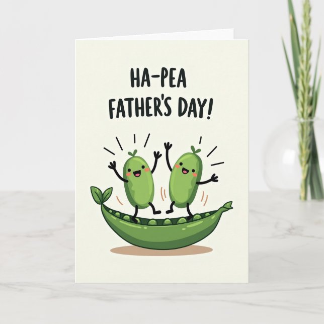 Sweet Fathers Day Pod Pals Card (Front)