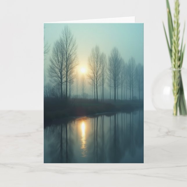 Sweet Fathers Day Reflection Card (Front)