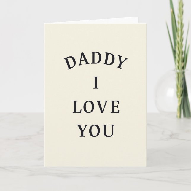 Sweet Fathers Day Serif Card (Front)