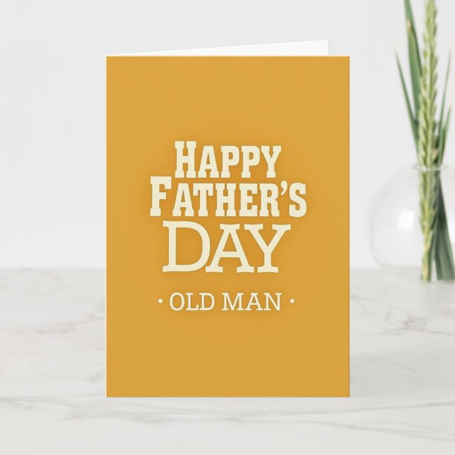 Sweet Fathers Day Serif Type Card (Front)