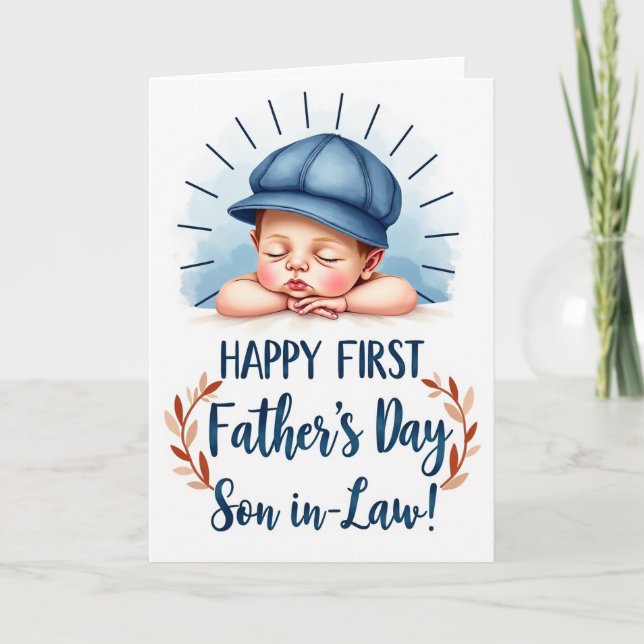 Sweet Fathers Day Son Card (Front)