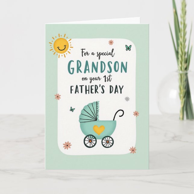 Sweet Fathers Day Sun Graphic Card (Front)