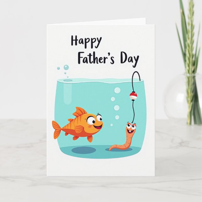 Sweet Fathers Day Swim Card (Front)