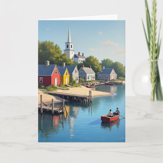 Sweet Fathers Day Village Card (Front)