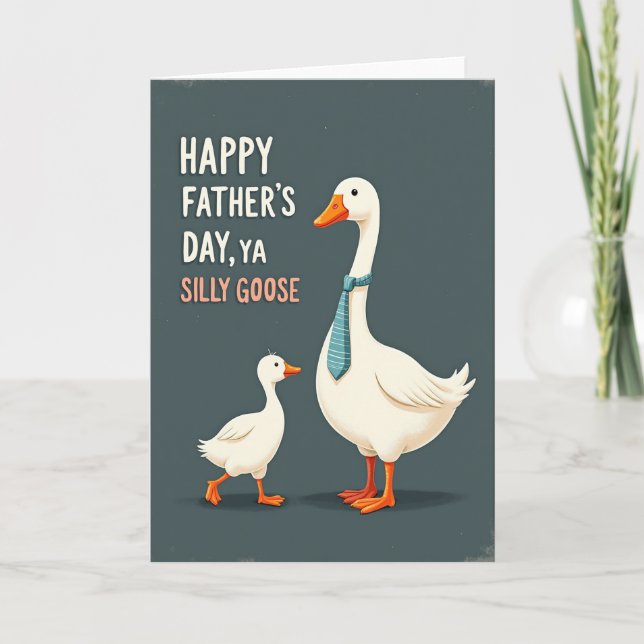 Sweet Fathers Day Waterfowl Card (Front)