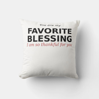 Sweet Favorite Blessing Pillow Gift for Couples