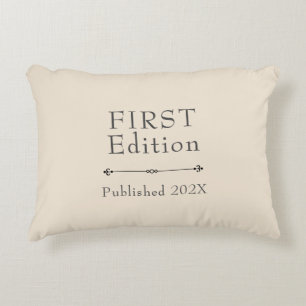 Sweet First Edition Customizable Accent Pillow