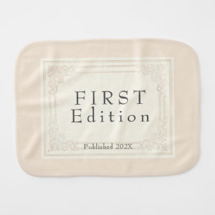 Sweet First Edition Customizable Baby Burp Cloth