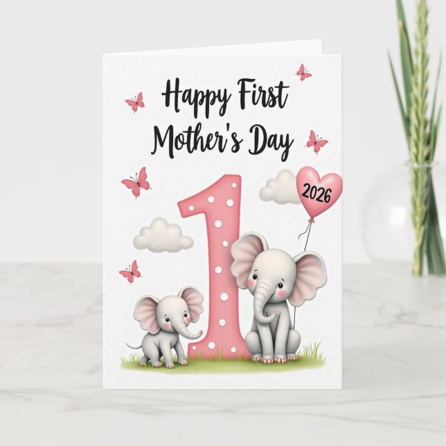 Sweet First Motherhood Card (Front)