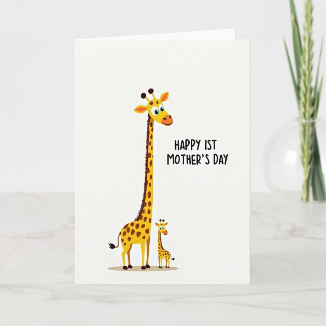 Sweet First Mothers Day Creature Card (Front)