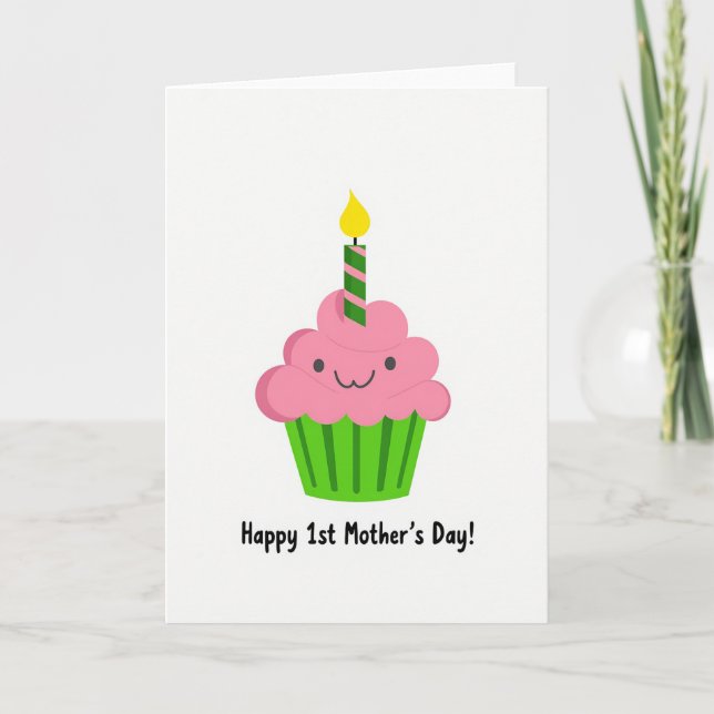 Sweet First Mothers Day Treat Card (Front)