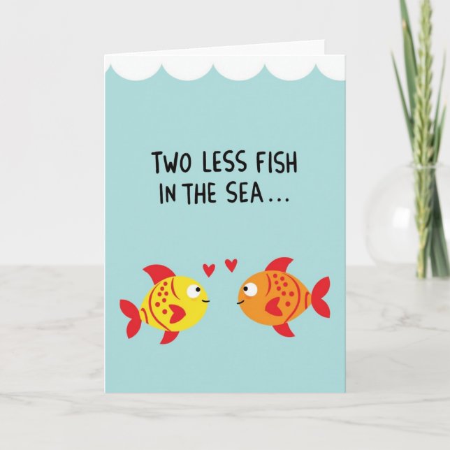 Sweet Fish Love Story Card (Front)