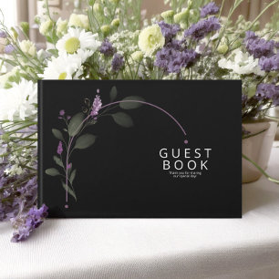 Sweet Floral Arch Wedding Lilac ID998 Guest Book