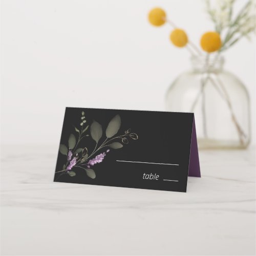 Sweet Floral Arch Wedding Lilac ID998 Place Card