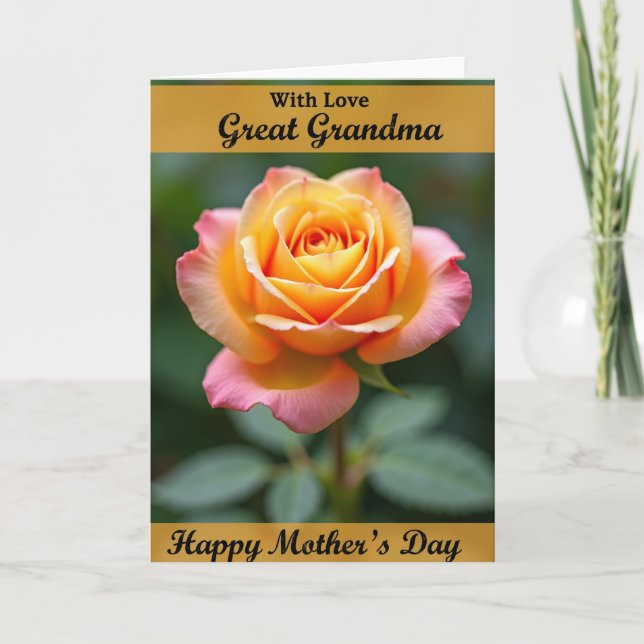 Sweet Floral Bloom Mothers Day Card (Front)