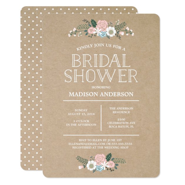Sweet Floral | Bridal Shower Invitation