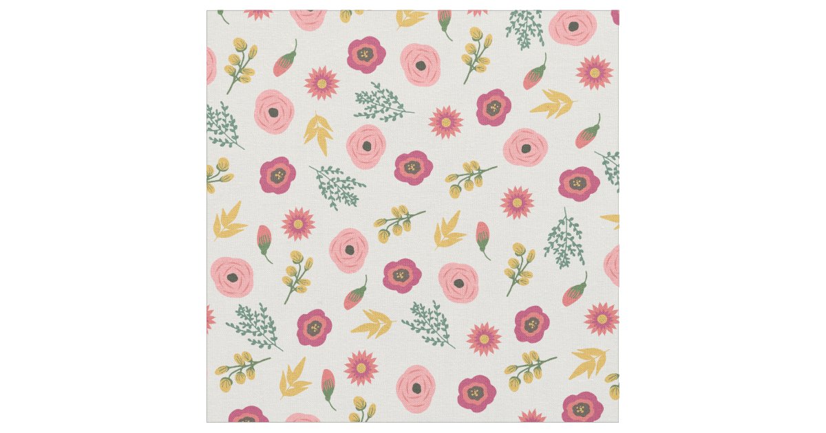 Sweet Floral Fabric 