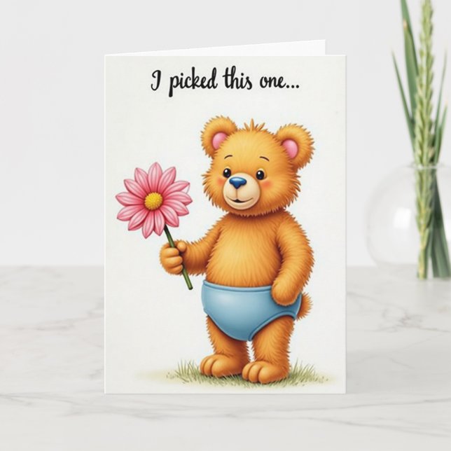 Sweet Floral Gift Card (Front)