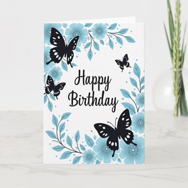 Sweet Floral Insect Card (Front)