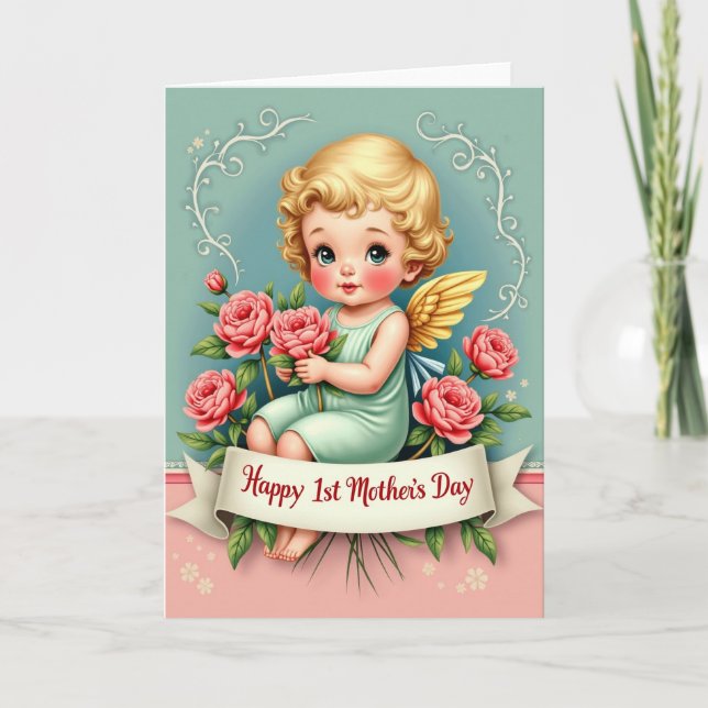 Sweet Floral Mother Love Card (Front)