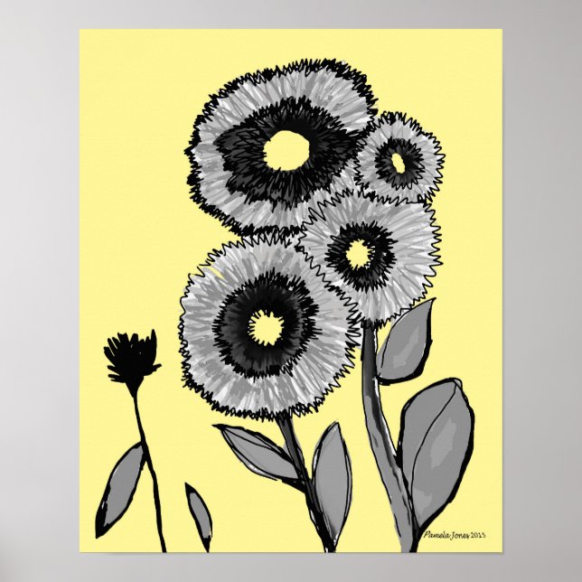 Sweet Flower Art Poster (Front)
