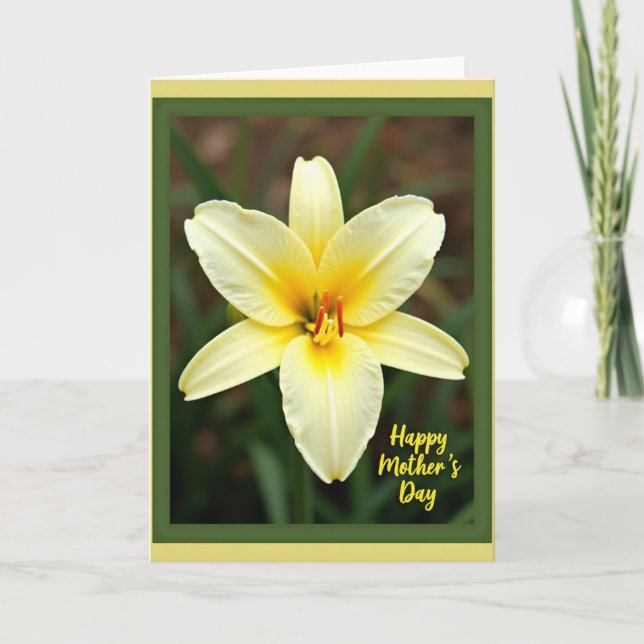 Sweet Flower Mothers Day Card (Front)