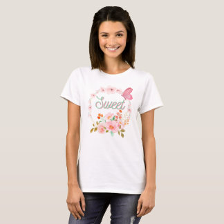sweet flower T shirt
