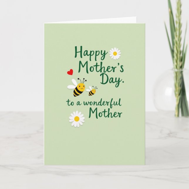 Sweet Flying Creatures Mothers Day Card (Front)