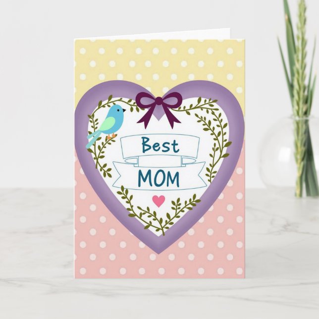 Sweet Foliage Mothers Day Card (Front)