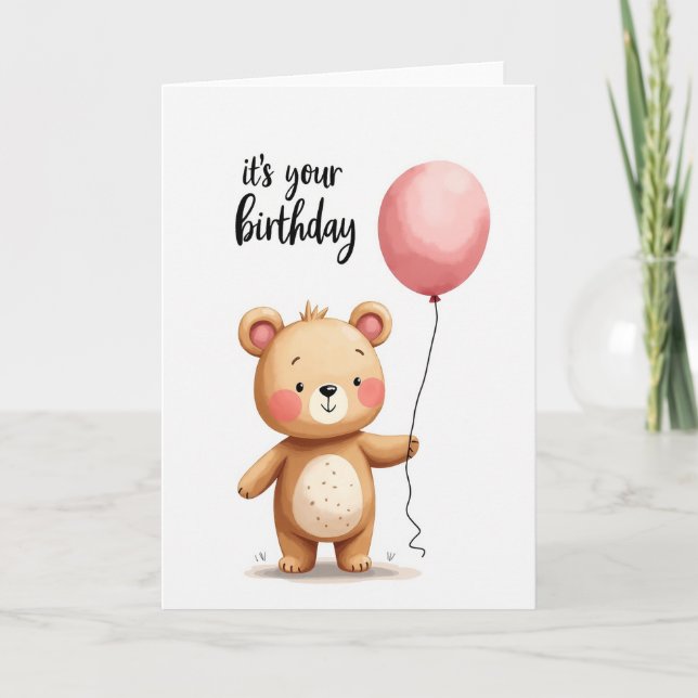 Sweet Forest Birthday Card (Front)