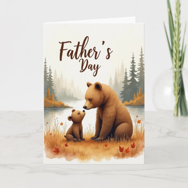 Sweet Forest Fathers Day Card (Front)