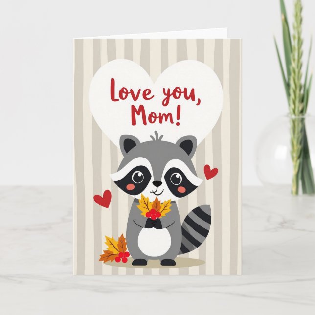Sweet Forest Mom Love Card (Front)