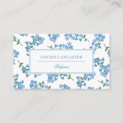 Sweet Forget_Me_Not Pattern Business Card