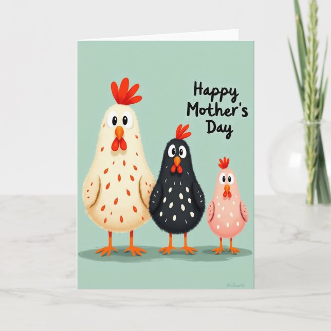 Sweet Fowl Mothers Day Card (Front)
