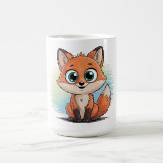 Sweet Fox Cartoon | Cute Animal Illustration  Coffee Mug