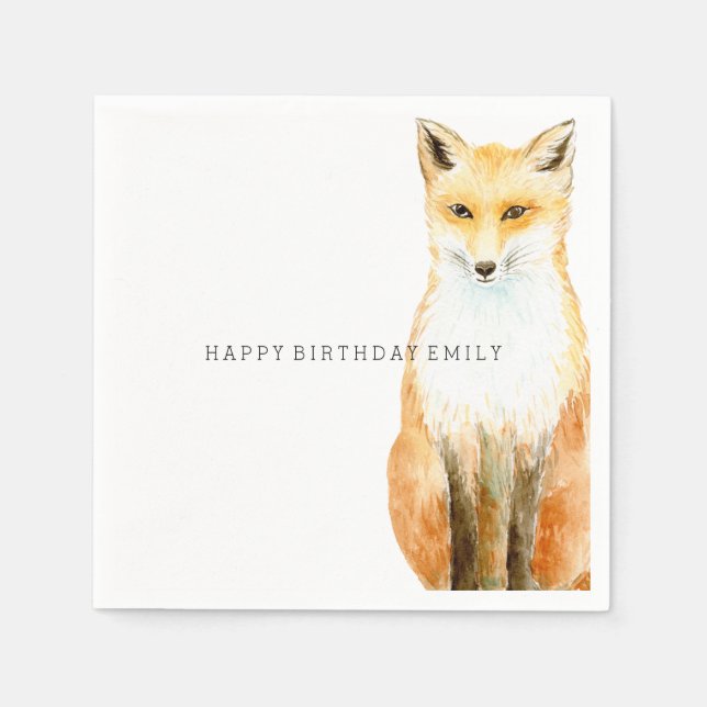 Sweet Fox Napkins (Front)